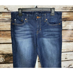 Lucky Brand Women’s Sweet Crop Jeans Size 6 Mid Rise Blue Medium Wash Capri